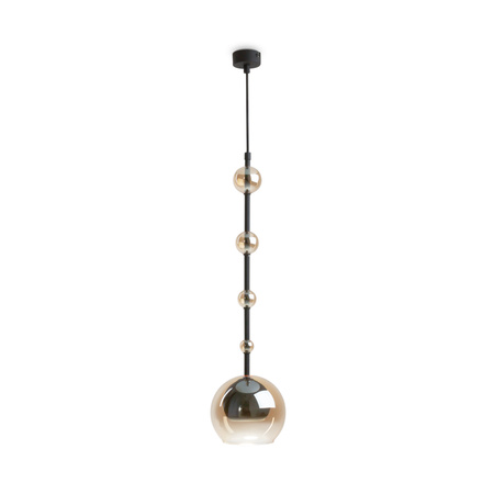 Lampa wisząca szklana kula z kulami na przewodzie Ros MOD227PL-01B1 Maytoni