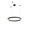 Lampa wisząca, żyrandol Aurum M czarny ring o średnicy 80cm LED PL0116-90-CCT-BK Yaskr