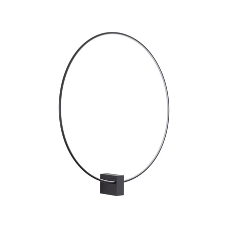 Kinkiet czarny okrąg LED o średnicy 60cm VEXA BLACK 18W Tk Lighting 18307