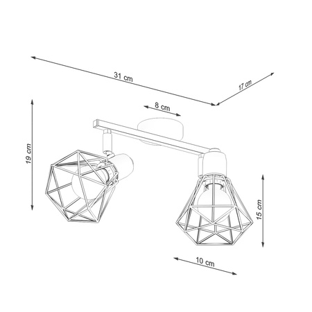 Lampa sufitowa ARTEMIS Sollux SL.1106