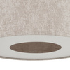Lampa wisząca z abażurem w szarym kolorze 40cm 1xE27 CEDRO S Nowodvorski 11664