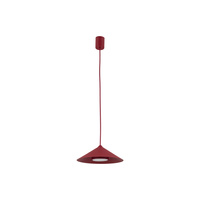 Lampa wisząca burgudnowy stożek o średnicy 23cm LUME S BURGUND 1XGX53 Tk Lighting 11695