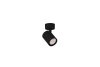 Czarny ruchomy spot natynkowy EXO 1 R BK Azzardo AZ7210