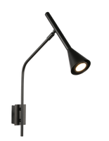 Kinkiet ścienny CYGNUS WALL BK AZZARDO AZ5624 - designerska lampa ścienna czarna