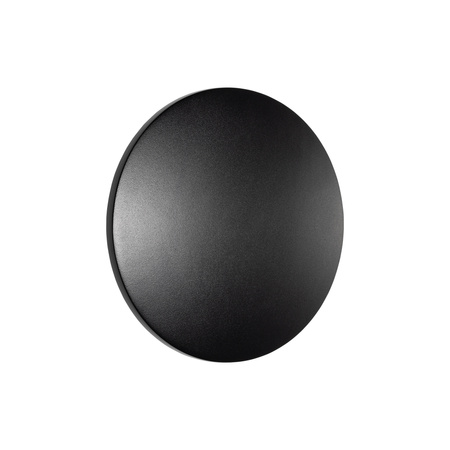 Płaski czarny okrągły kinkiet o średnicy 18cm 3000K IP54 ARIA LED M Nowodvorski 11565