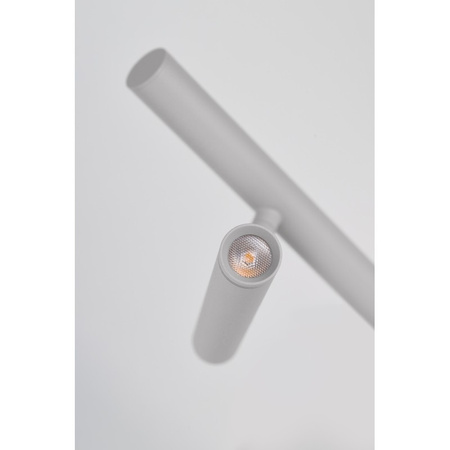 Biała prosta lampka stołowa kierunkowa LED 3000K TROST TABLE WHITE Azzardo AZ7201