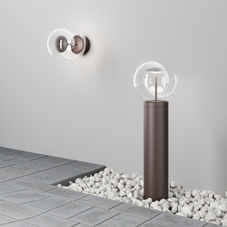 Lampa ścienna zewnętrzna kinkiet VELORA LED 3000K Maytoni O139WL-L8BRK