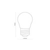 ŻARÓWKA E27 AMBER G 45 4,5 W TK Lighting 3572