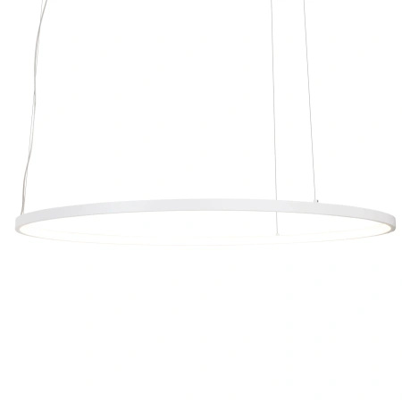 Lampa wisząca biały pierścień o średnicy 80cm IP44 Maxlight P0657 Visual Hor 30W