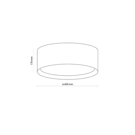 Lampa sufitowa plafon JUTA TK Lighting 6584