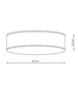 Plafon 40cm Alto czarny 3xE14 Light Prestige LP-81008/3C BK