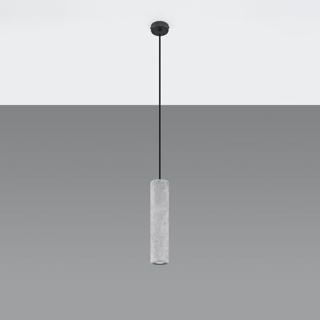 Lampa wisząca LUVO 1 beton Sollux SL.0653