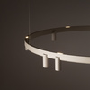Lampa wisząca okrąg o średnicy 116cm w kolorze beżowym 17xGU10 R35 i LED zintegrowany FOURTY ROUND LED Nowodvorski 12287