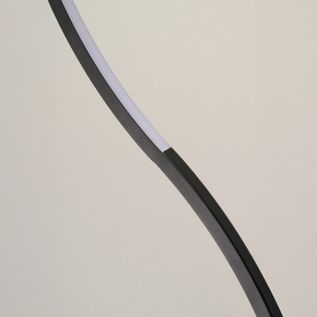 Ekskluzywna lampa wisząca czarne pofalowane elementy FLOW 13 PENDANT 3-STEP DIMM 3000K BK Azzardo AZ6817