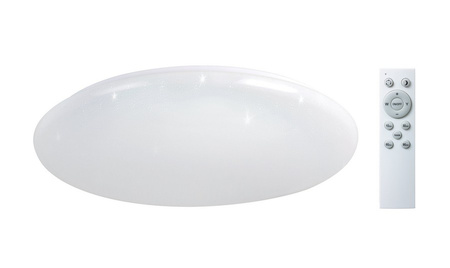 Lampa sufitowa plafon MIELAMARO LED Eglo 75732 sterowana pilotem