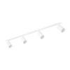 Lampa sufitowa biała listwa podtynkowa 4 ruchome tuby AMIS WHITE 4xGU10 Tk Lighting 10813