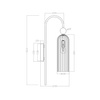 Kinkiet Piega 1 biały 1xE14 Light Prestige LP-939/1W white