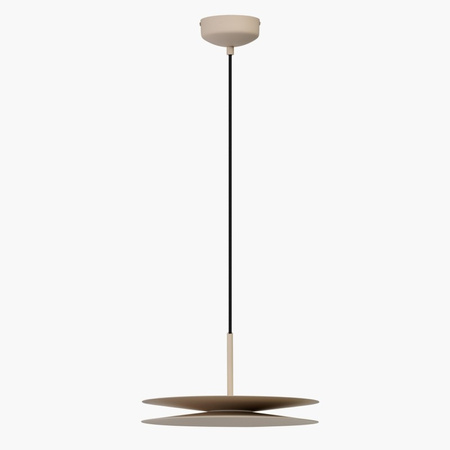 Lampa wisząca dysk w kolorze beżowym LED 3000K DISC PENDANT 35 BEIGE Azzardo AZ6742