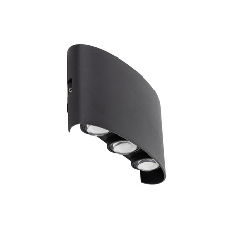 Kinkiet elewacyjny góra-dół czarny LED 3000K ARROW BLACK IP54 Tk Lighting 18181