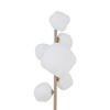 Lampa podłogowa w kolorze sabia z białymi nieregularnymi kloszami NEBIA SABIA 6xG9 Tk Lighting 16239