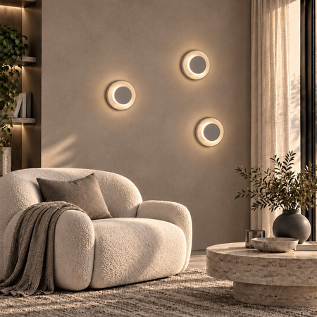 Lampa sufitowa Piattino 15W LED CCT Beżowy Milagro ML2965