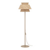 Lampa podłogowa w kolorze sabia KALUM WOOD + Juta średnica 45cm 1xE27 Tk Lighting 16225