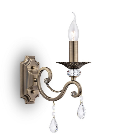 Kinkiet mosiądz GRACE Maytoni RC247-WL-01-R