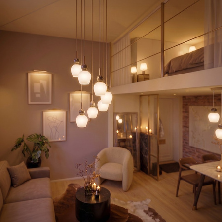 Lampa wisząca siedmiozwisowa na kole Carrara 7xE14 Milagro MLP2811