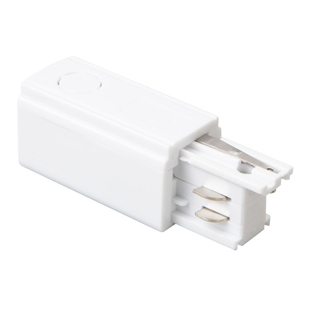 Zasilanie + Zaślepka Do Szynoprzewodu Biały 3-Obwodowy Milagro ML2140