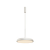 Biała płaska lampa wisząca o średnicy 40cm LED 3000K Gerhard MOD189PL-L18W3K1 Maytoni