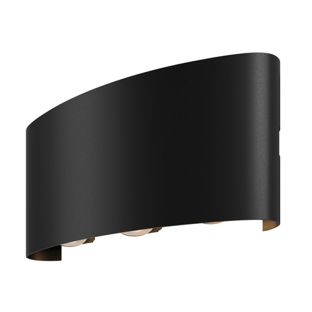 Kinkiet ogrodowy STRATO LED IP54 Maytoni czarny O417WL-L6B3K