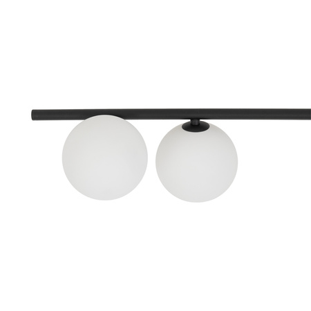 Czarna poczwórna listwa sufitowa z kulami IMELO BLACK LAMPA SUFITOWA 4XG9 Tk Lighting 11477