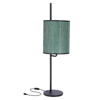 BENDI LAMPA STOŁOWA CZARNY 1X40W E27 ABAŻUR ZIELONY Candellux 41-25289