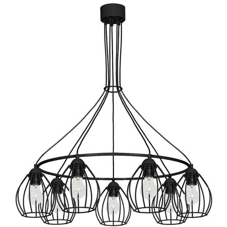 Lampa Wisząca DON BLACK 7xE27 MLP752