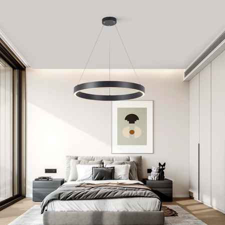 Lampa wisząca Midway Triangle czarna mała LED 3000K Light Prestige LP-033/1P S BK Triangle