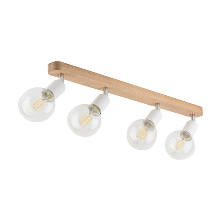 Lampa sufitowa SIMPLY WHITE WOOD TK Lighting 4751