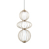 Lampa wisząca Rabel złota LED 3000K Italux PND-344221-3V-HBR