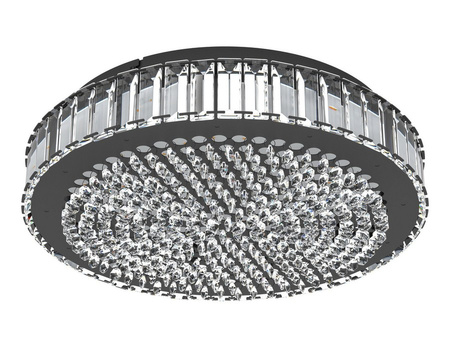 Lampa sufitowa czarna BALPARDA LED 41cm Eglo 390248 funkcja ściemniania