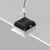 Kwadratowa oprawa wpuszczana 11x11cm LED IP44 do łazienki Okno DL056-12W3-4-6K-W Maytoni