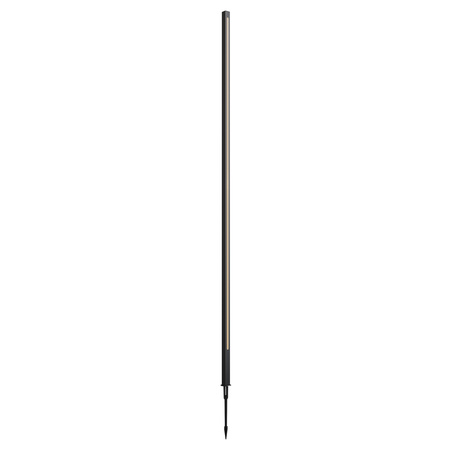 Wąski słupek 160cm o średnicy 2,5cm wbijany w podłoże, pionowa linia światła LED Pole O440FL-L24GF3K Maytoni