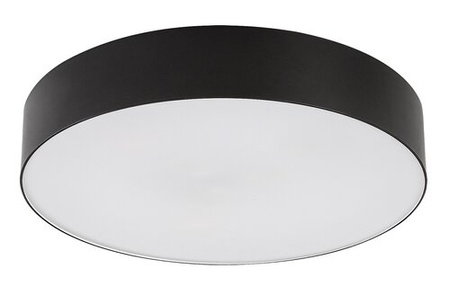 Okrągły czarny plafon 39cm 3xE27 IP43 Dolen Rabalux 75066