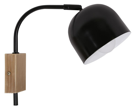 RUPI LAMPA KINKIET 1X40W E27 CZARNY Candellux 21-76687