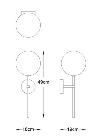 Kinkiet MILAN G4 Zuma Line W0606-01A-2GAC