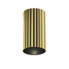 Karbowana mała tuba w kolorze mosiężnym 1xGU10 Calipso C106CL-01-GU10-BS Maytoni