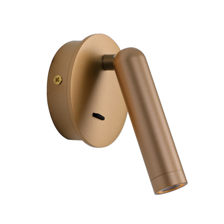 Kinkiet Carda złoty LED 3000K Italux WL-64834-1-GD