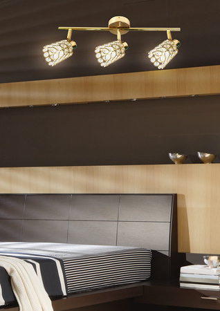 YORK LAMPA SUFITOWA LISTWA 3X40W G9 MOSIĄDZ (BŻ) Candellux 93-70111