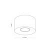 Lampa sufitowa oprawa spot ORION BLACK TK Lighting 3236