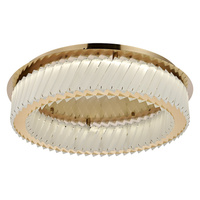 Lampa sufitowa złota Deluxe okrągła 53cm 24W LED Milagro ML2783