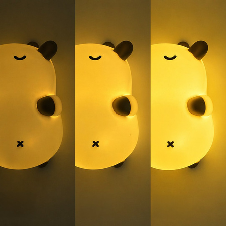 Lampka nocna dla dziecka LED chrapiąca Kapibara Milagro ML2668