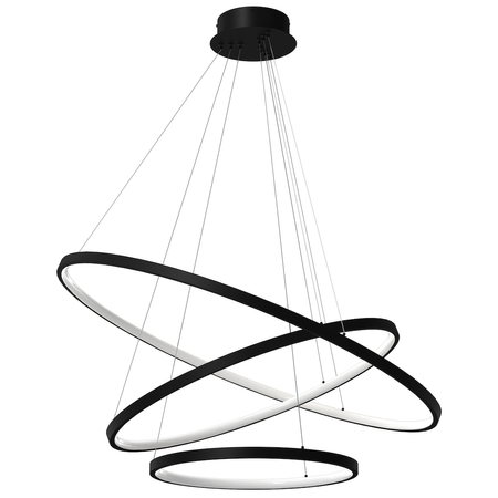 Lampa wisząca HOOP BLACK 93W LED Milagro ML1543